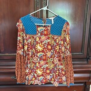 Matilda Jane mixed print tunic